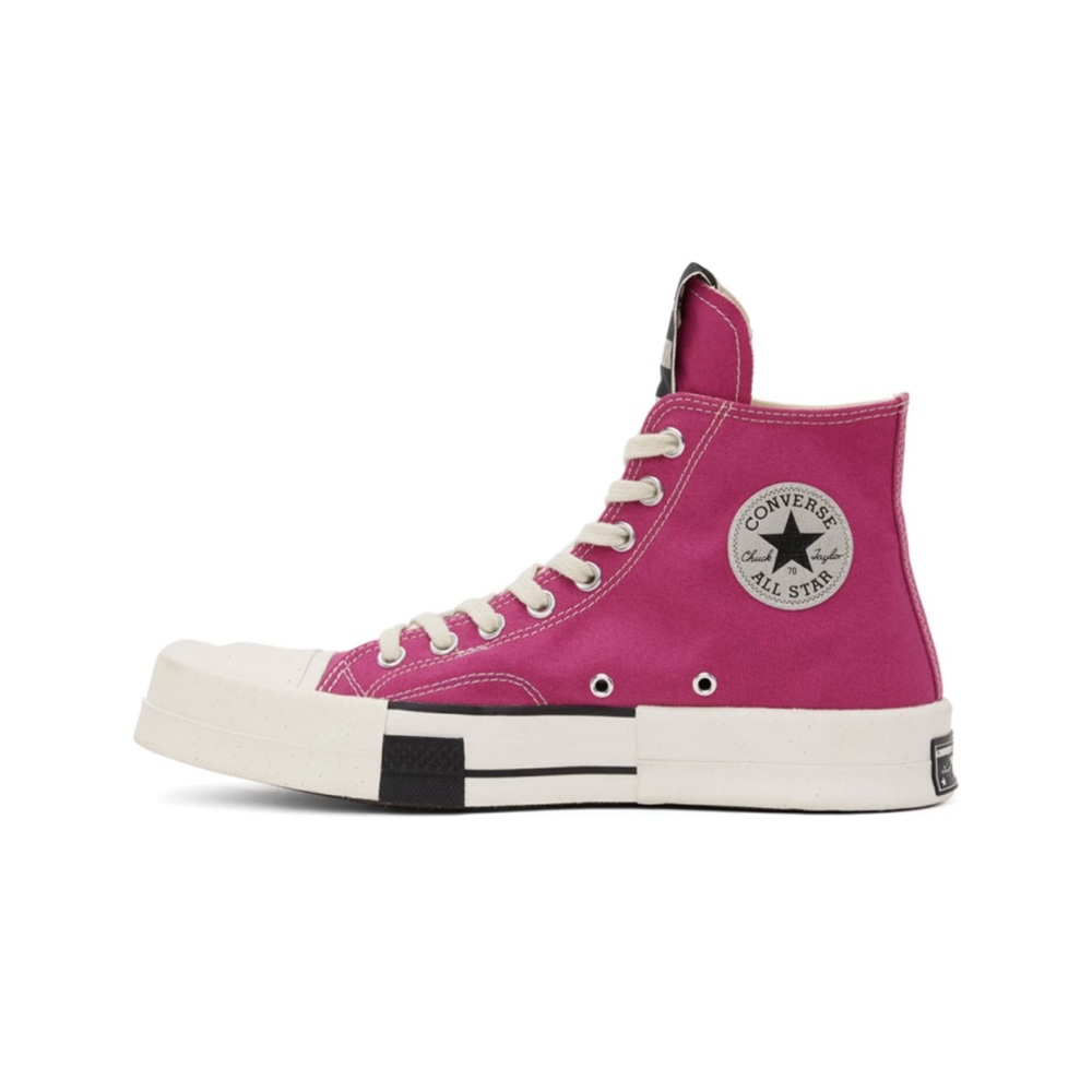 RICK OWENS:DRKSHDW pink converse edition TURBODRK Chuck 70